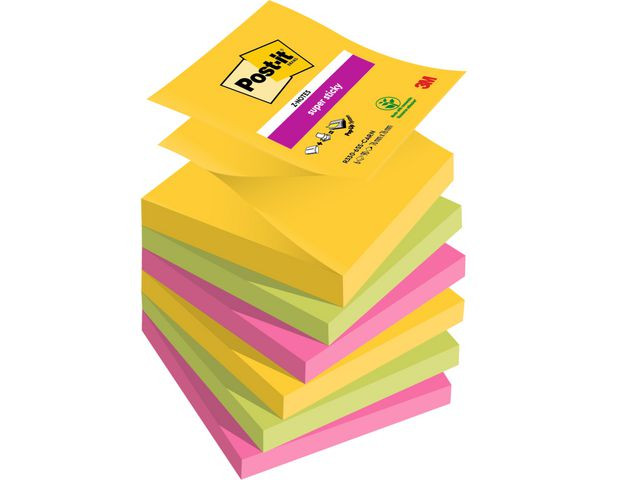 BildeNotes POST-IT SS Z-b Carnival 76x76 6/fp