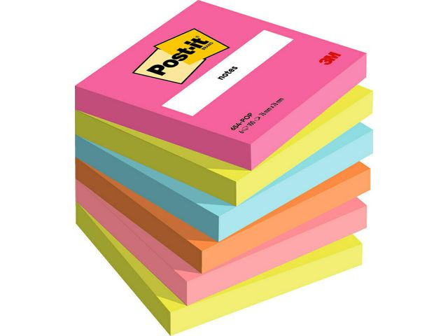 BildeNotes POST-IT Pop 76x76mm 6/fp