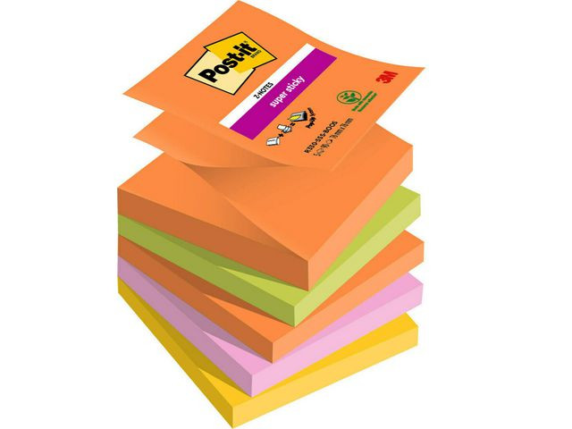 BildeNotes POST-IT SS Z-bl Boost 76x76 5/fp