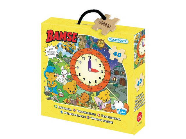 BildePussel Bamse Klockan 40 bitar