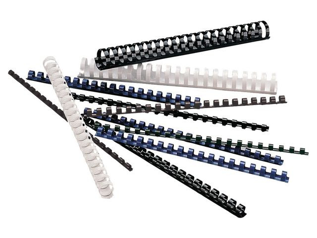 BildePlastspiral LYRECO 12mm svart 100/fp