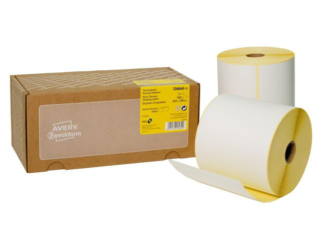 BildeTermoetikett AVERY 103x199mm 700/rl