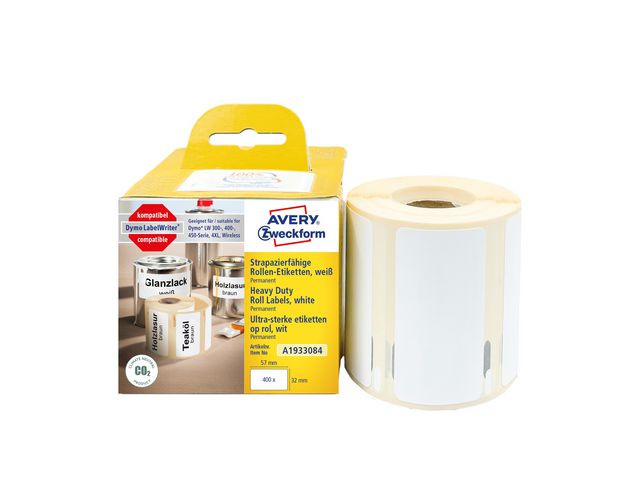 BildeEtikett AVERY Slitst. 57x32mm 400/fp
