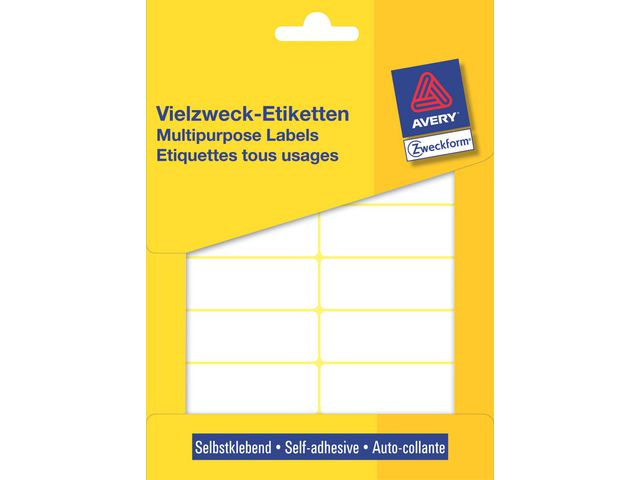 BildeEtikett AVERY handskriv 62x19mm 396/fp