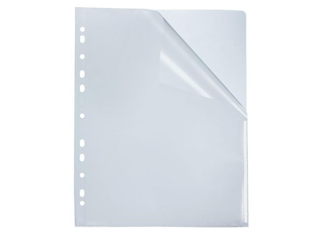 BildePlastficka sig BANTEX A4 0,12 vit 100/fp