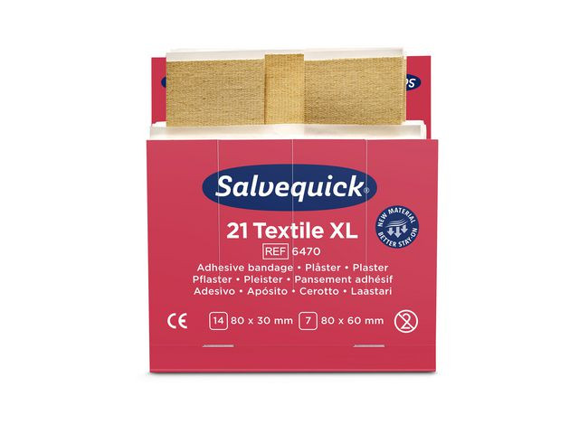 BildePlåster refill textil extra stora 21/fp