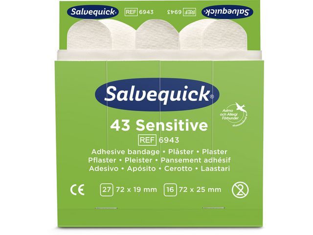 BildePlåster SALVEQUICK refill nonwoven 43/fp