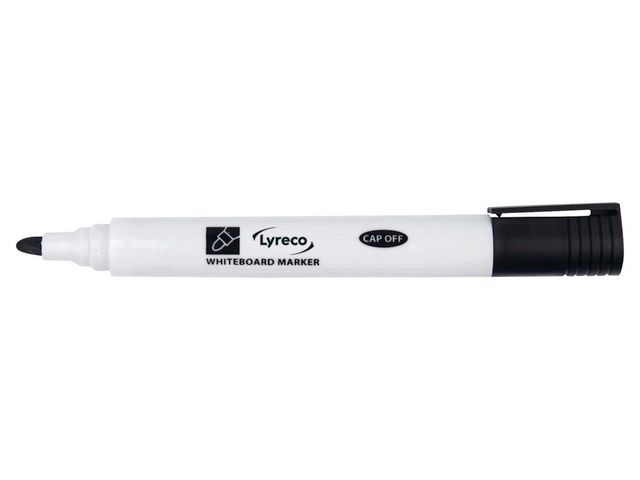 BildeWhiteboardpenna LYRECO drywipe rund sva