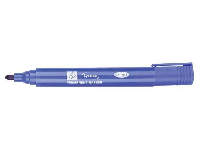 BildeMärkpenna LYRECO 1,5mm rund blå