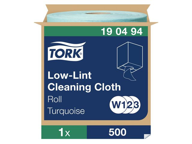BildeRengöringsduk TORK Pre W1/2/3 turkos