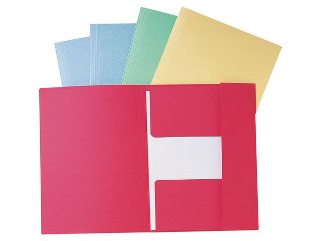 BildeMapp LYRECO A4 3-klaff 280g grön 50/fp