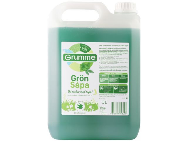 BildeSåpa GRUMME Grönsåpa 5L