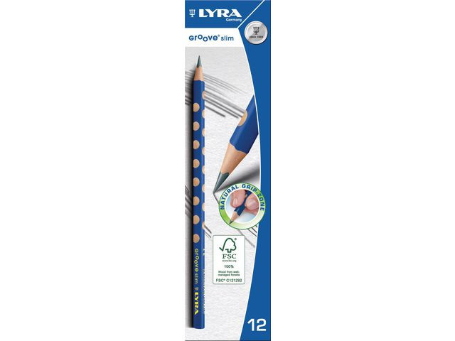 BildeBlyertspenna LYRA Groove Slim 12/fp
