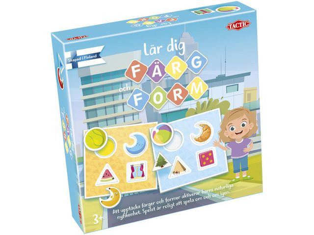 BildeSpel Lär dig om färg och form 3+
