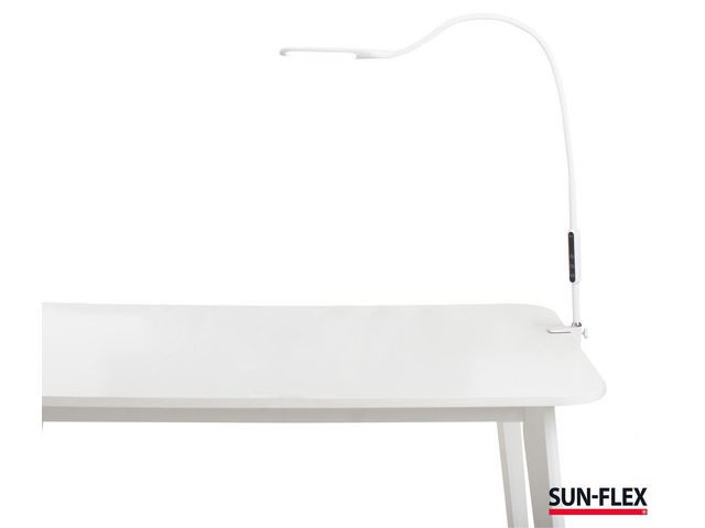 BildeLampa SUN-FLEX Desklite LED vit