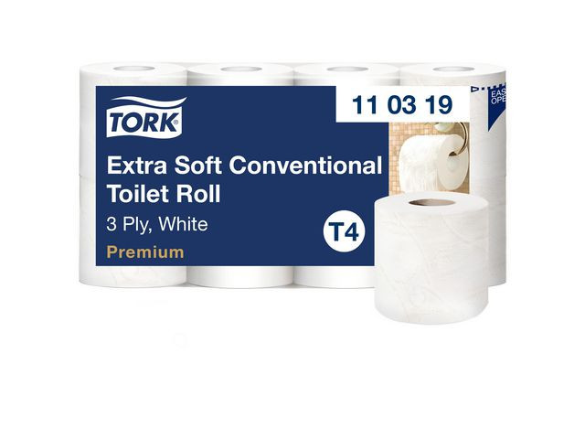 BildeToalettpapper TORK Pre T4 3-lag 8/fp