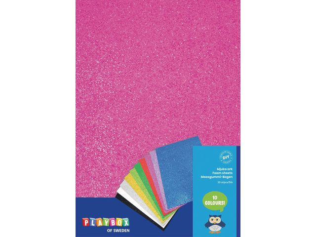 BildeMossgummi glitter 20x30cm 10/fp