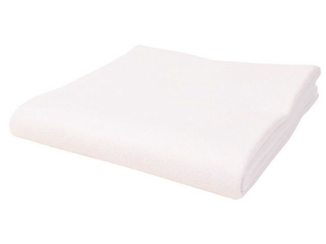 BildeDekorationsfilt 90cmx1m vit