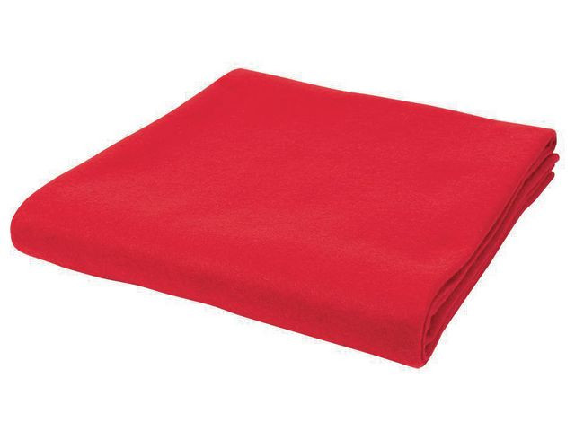 BildeDekorationsfilt 90cmx1m röd