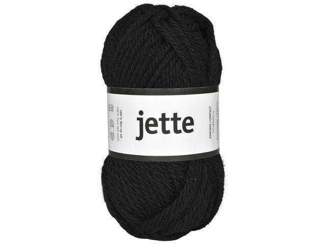 BildeUllgarn Jette 50g svart