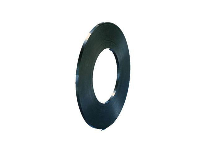 BildeStålband 13x0,5mm Enkelsp Svart