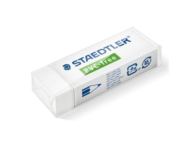 BildeRadergummi Pvc-Fri 65x23x13mm vit