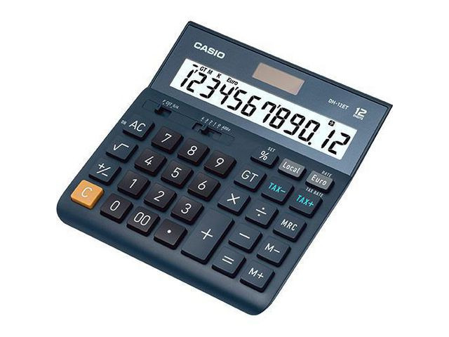 BildeBordsräknare CASIO DH-12ET svart
