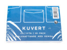 Kuvert konsument C6 80g remsa vit 50/fp