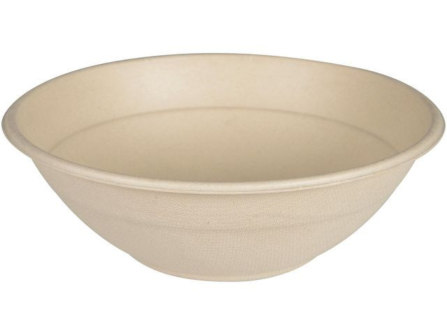 BildeSkål Rund Bagasse sallad 50/fp