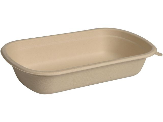 BildeMatlåda takeaway Bagasse 1000ml 125/fp