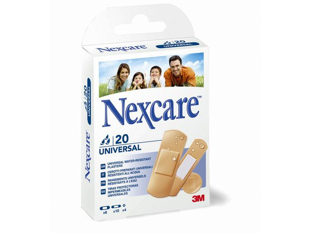 BildePlåster NEXCARE Universal 3 strl 20/fp