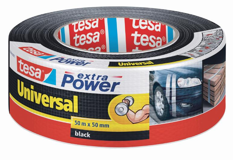 BildeVävtejp TESA Extra Power 50mmx50m svart