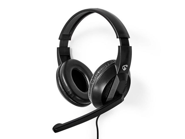 BildeHeadset NEDIS CHSTU210BK OverEar USB-A/C