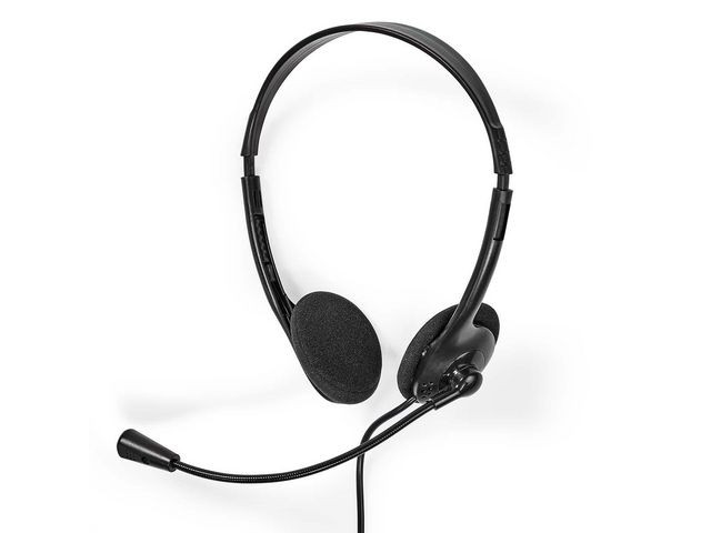 BildeHeadset NEDIS CHSTU110BK On-Ear USB-A/C