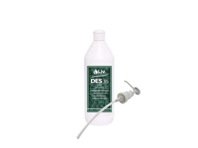 BildeHanddesinfektion LIV Des Gel 85 pump 1L