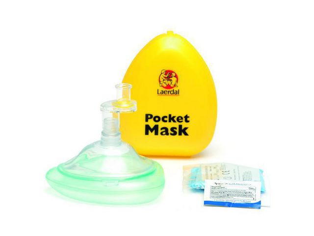 BildePocketmask med ventil/filter set