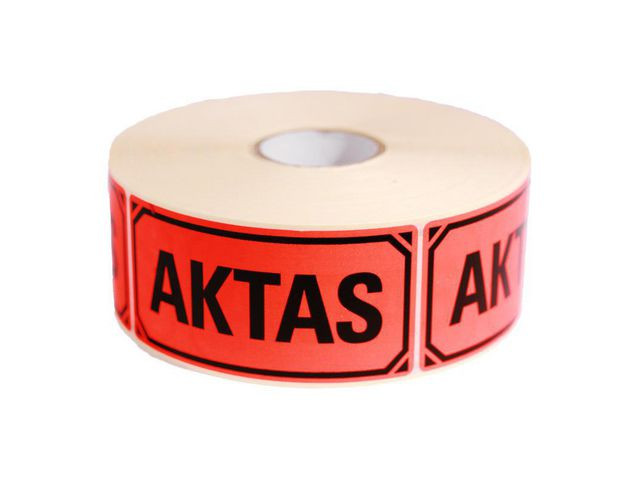 BildeVarningsetikett Aktas 1000/rl