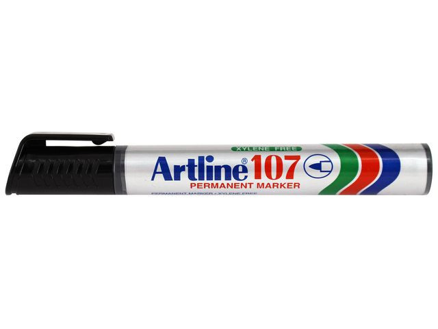 BildeMärkpenna ARTLINE 107 rund 1,5mm svart