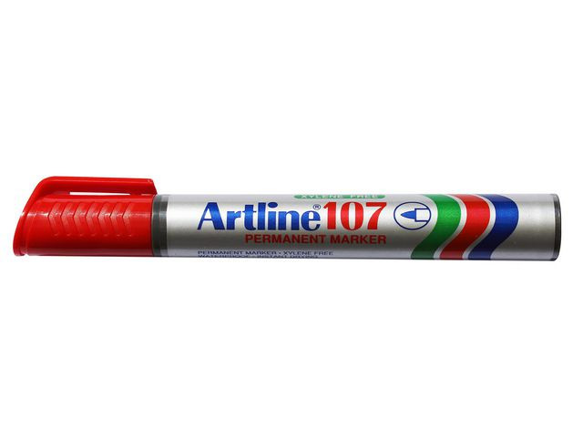 BildeMärkpenna ARTLINE 107 rund 1,5mm röd