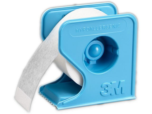 BildeMicropore Vit m hållare 5,0cmx9,1m 6/fp