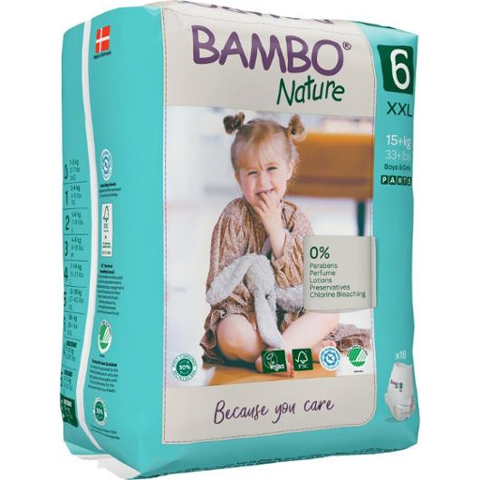 BildeBlöja BAMBO Nature Pant S6 15+kg 18/fp
