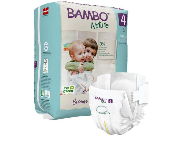 BildeBlöja BAMBO Nature S4 7-14kg 24/fp