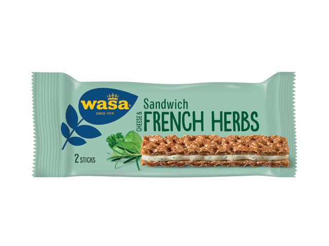 BildeKnäckebröd WASA Franska örter 30g