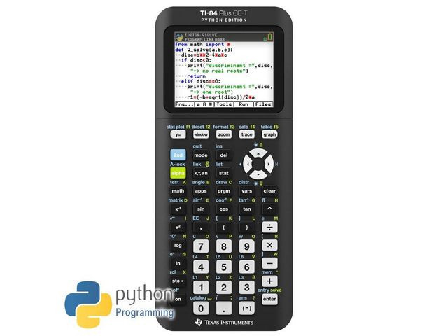 BildeTeknisk räknare TEXAS TI-84 Plus CE-T