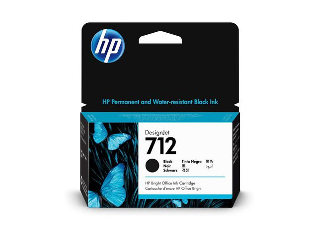BildeNo712 38ml Black DesignJet Ink Cartridge