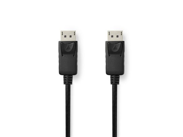 BildeKabel NEDIS DP hane - DP hane 2m svart