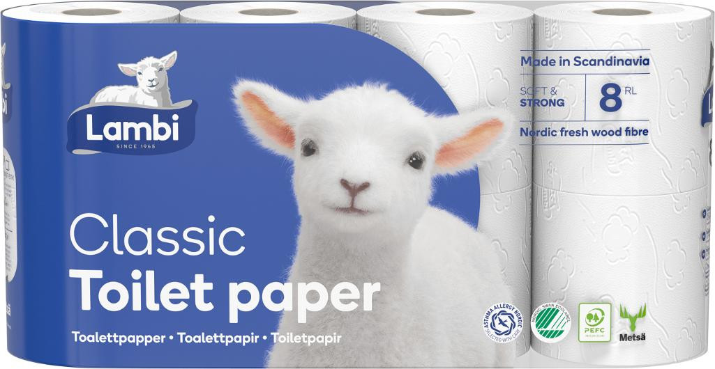 BildeToalettpapper LAMBI Classic 40/fp
