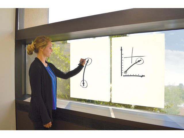 BildeWhiteboard NOBO 80x60cm vit folie 25ark