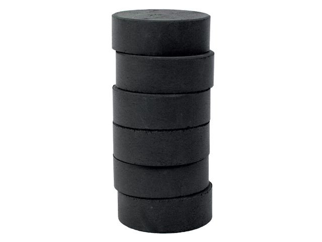 BildeFärgpuckar 57mm, svart 6/fp
