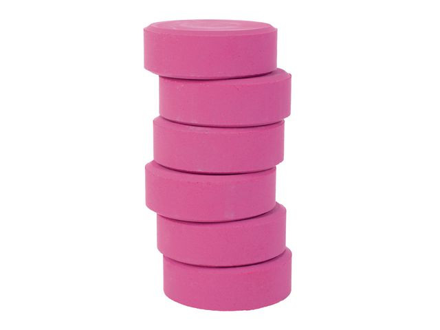BildeFärgpuckar 57mm, rosa 6/fp